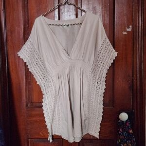 Sea Spice Beige Resortwear Top Large